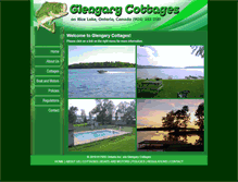 Tablet Screenshot of glengarycottages.com